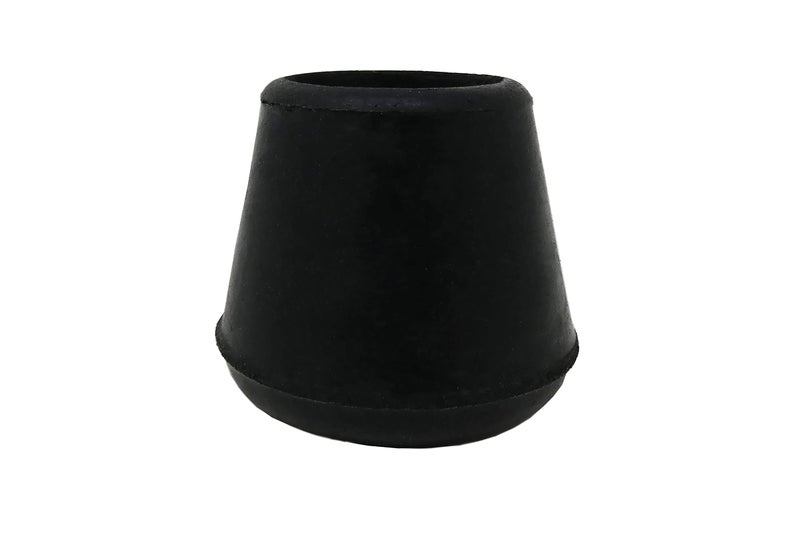 Shepherd Hardware 8760E Leg Tips 3/4-Inch Inside Diameter Rubber Chair Leg Caps, 24 Pack, Black - Image 2